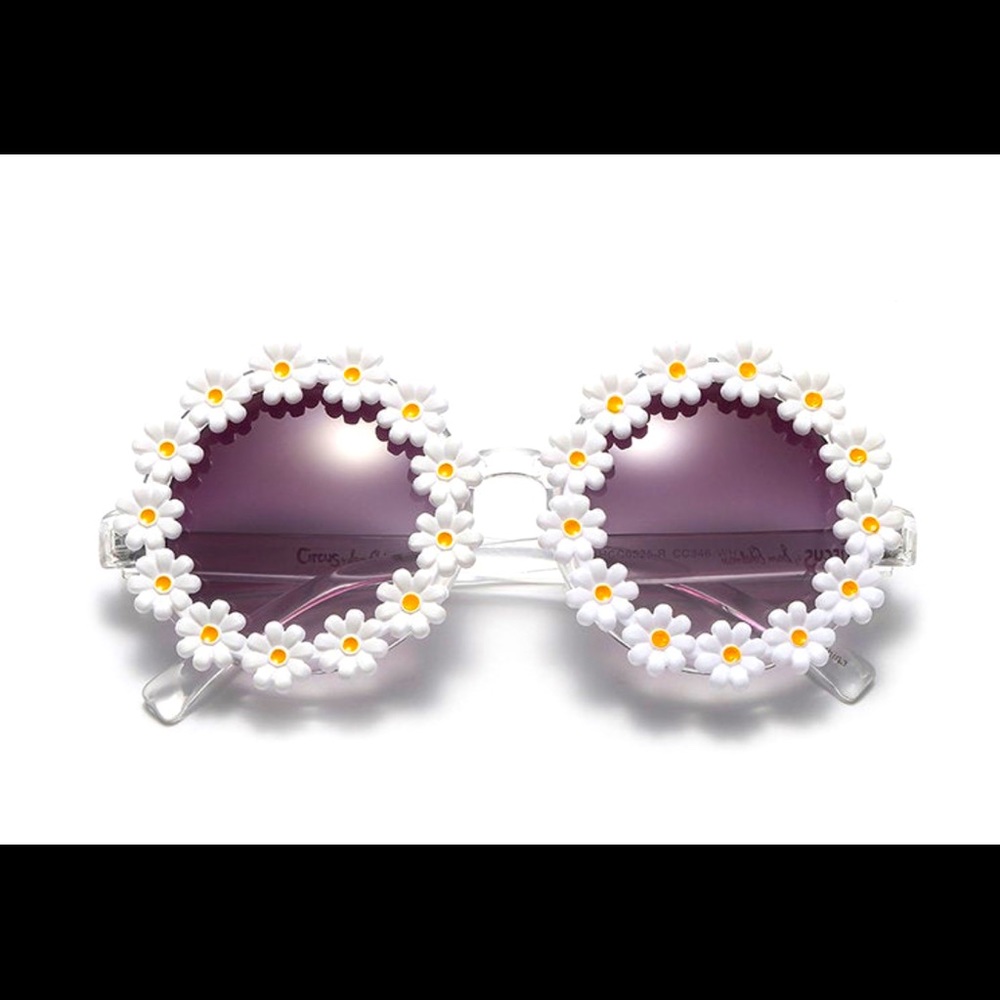NEW UNUSED Retro Daisy Sunglasses